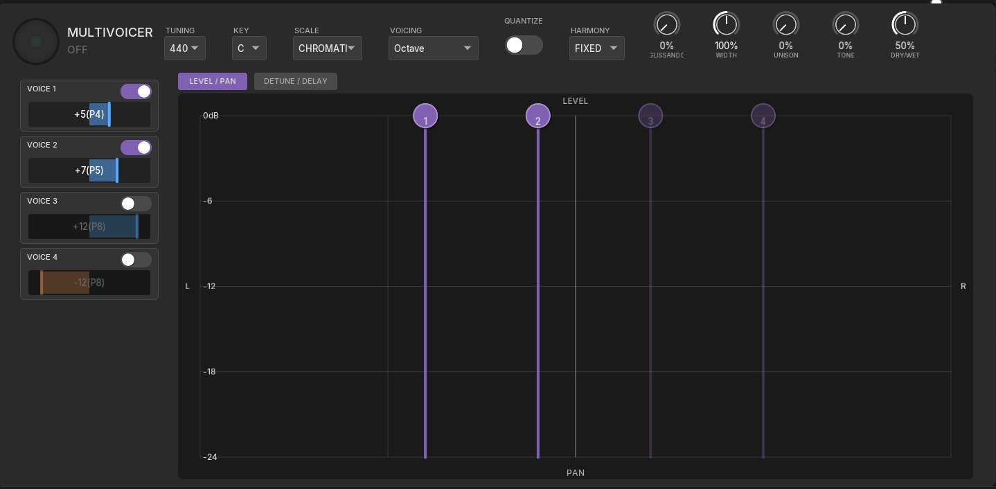 Aethis Voices - 4-Voice Harmonizer