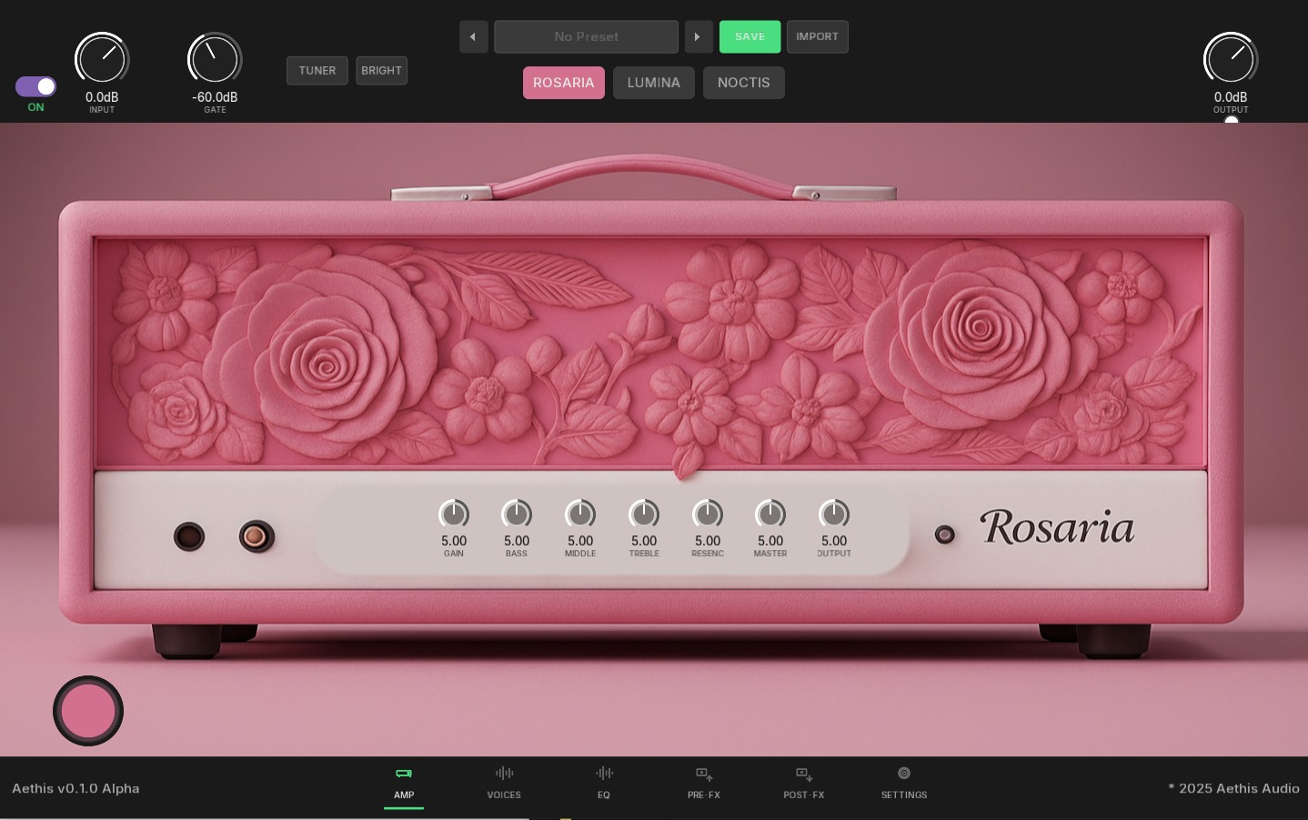 Rosaria - Modern High-Gain Amplifier
